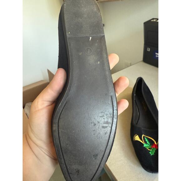 Vintage Christmas Flat Shoes - New York Lites? Size 8 - Picture 5 of 5